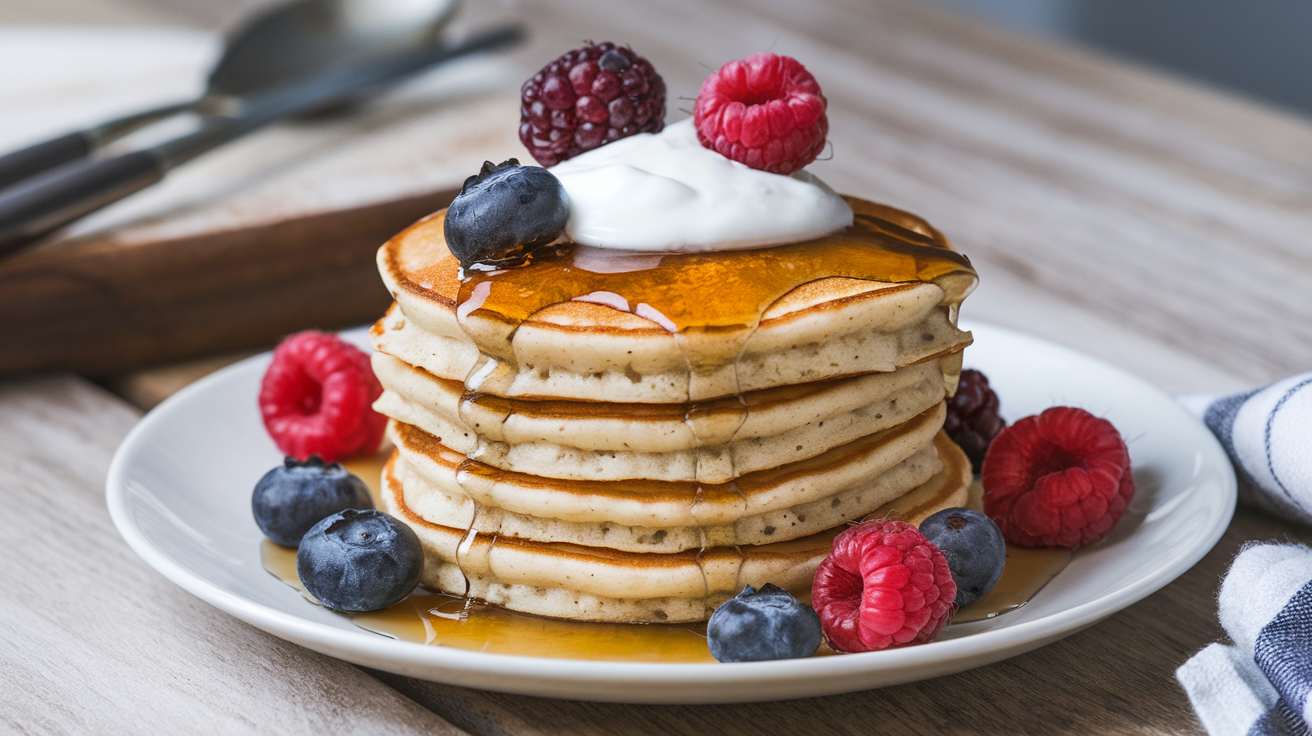 Cottage Cheese Protein Pancakes